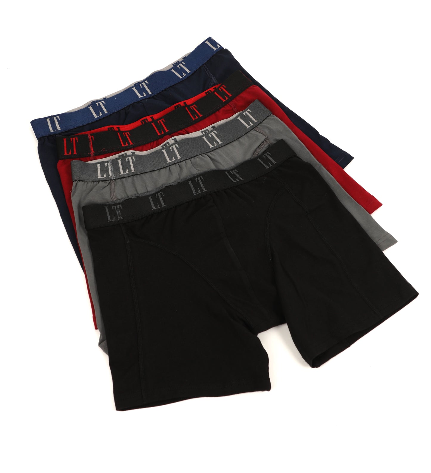 Lot de 4 slips short homme LT en coton
