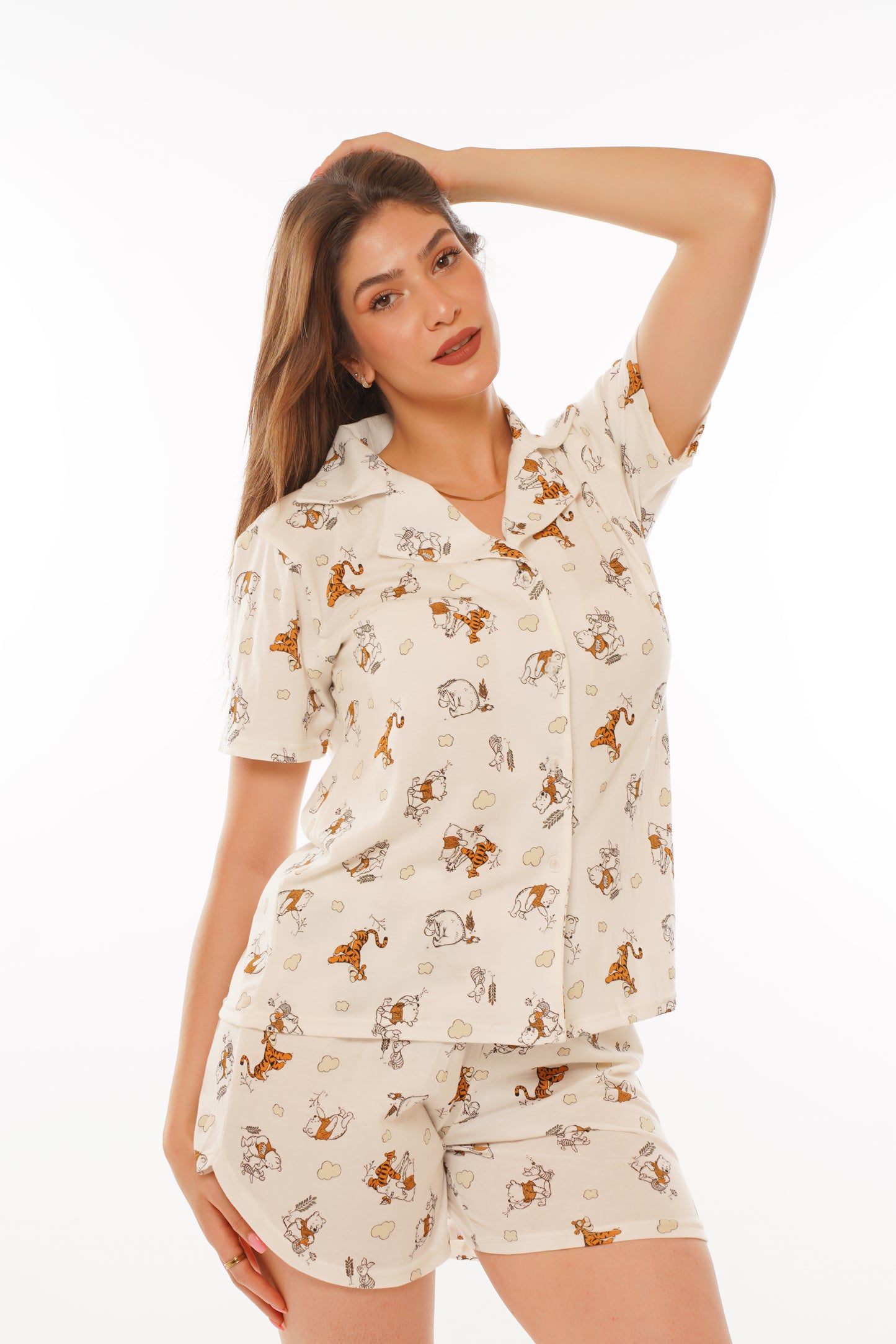 Ensemble chemise demi-manches avec un short