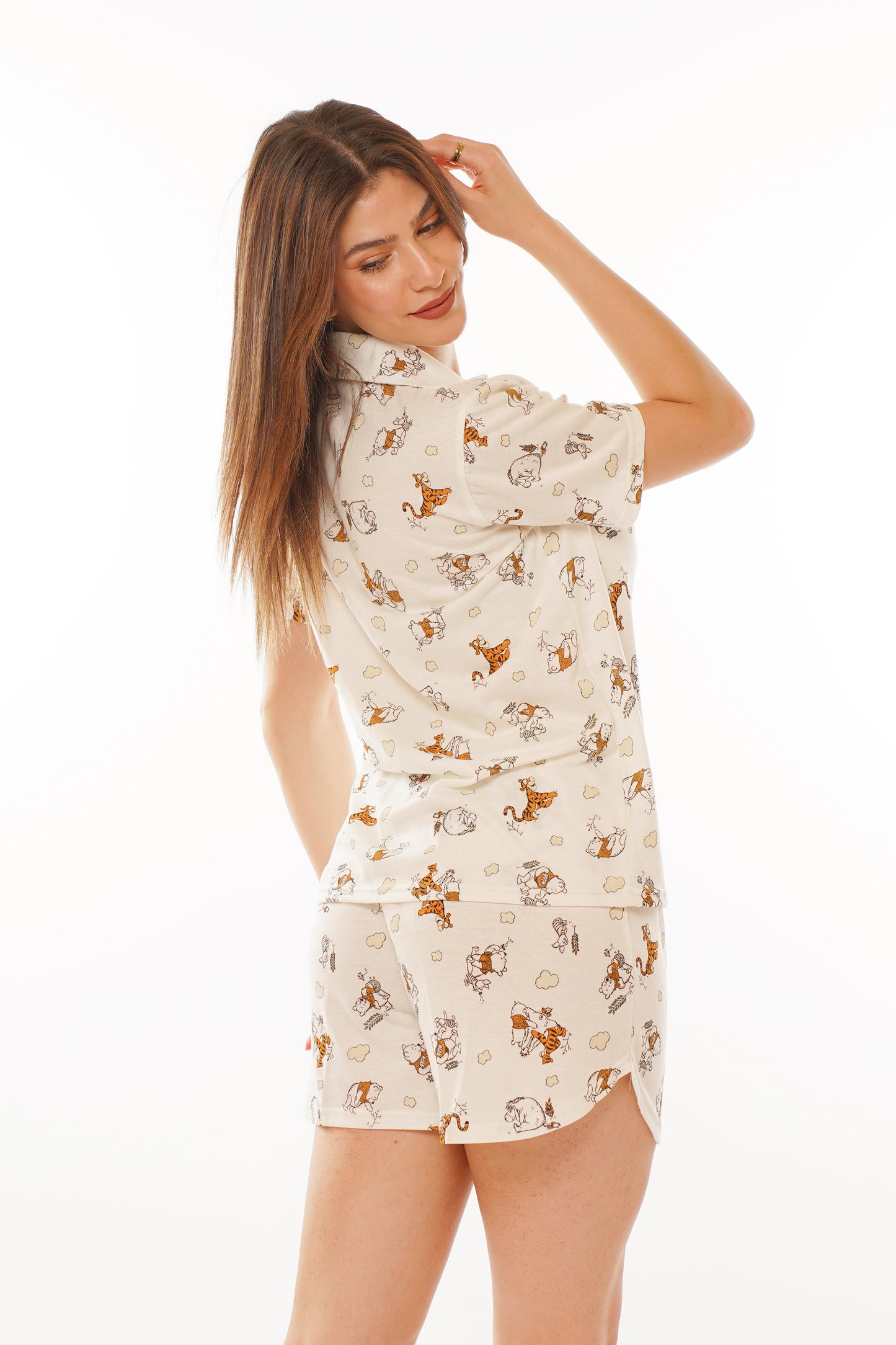 Ensemble chemise demi-manches avec un short