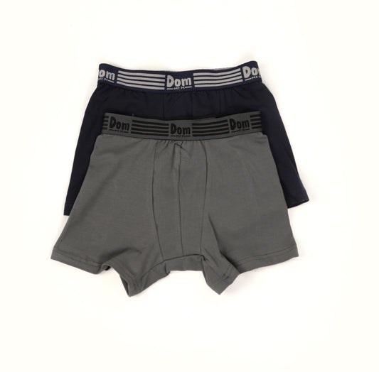 Lot de 2 slips short garçon en coton