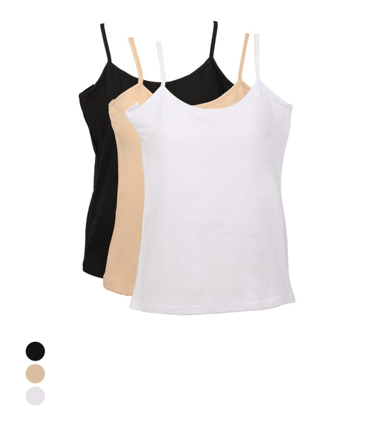 Lot de 3 tricots de corps en coton